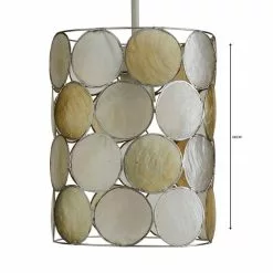 Capiz Champagne Easy Fit Pendant -all lighting Sales Store 1000003740 alt04