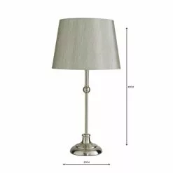 Dunelm Metal Ball Nickel Table Lamp -all lighting Sales Store 1000023797 alt04