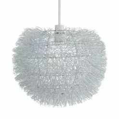 Dunelm Urchin Ball Silver Easy Fit Pendant -all lighting Sales Store 1000032626 alt04