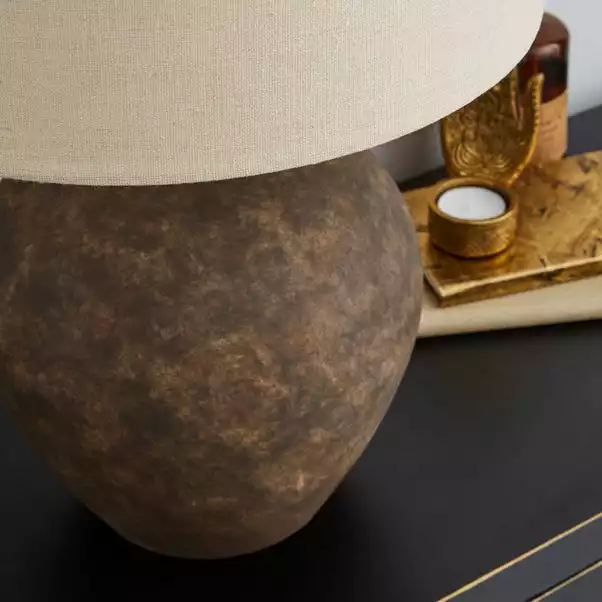 Dunelm Santiago Large Washed Urn Table Lamp 6 Dunelm Santiago Large Washed Urn Table Lamp - Image 4