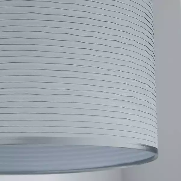 Ripple Lamp Shade 30cm Silver 5 Ripple Lamp Shade 30cm Silver - Image 3