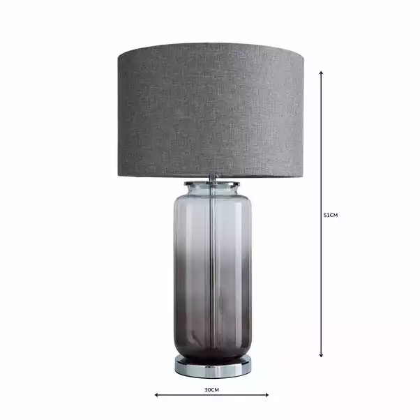 Hotel Large Ombre Glass Table Lamp 7 Hotel Large Ombre Glass Table Lamp - Image 5