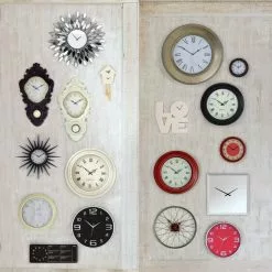 Dunelm Grantham 76cm Station Wall Clock Champagne 5 Dunelm Grantham 76cm Station Wall Clock Champagne -all lighting Sales Store 1000057305 alt01