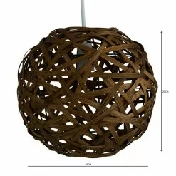 Apollo Bamboo Ball Easy Fit Pendant -all lighting Sales Store 1000062365 alt04