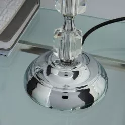 Dunelm Aries Chrome Table Lamp Base 10 Dunelm Aries Chrome Table Lamp Base -all lighting Sales Store 1000062366 alt02