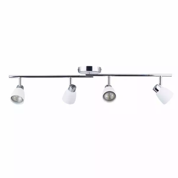 Masterlite Alto 4 Light Matt White Spotlight Bar 7 Masterlite Alto 4 Light Matt White Spotlight Bar - Image 5