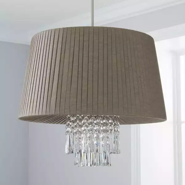 Dunelm Allure Grey Easy Fit Pendant 4 Dunelm Allure Grey Easy Fit Pendant - Image 2
