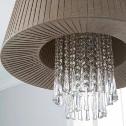 Dunelm Allure Grey Easy Fit Pendant 8 Dunelm Allure Grey Easy Fit Pendant -all lighting Sales Store 1000083991 alt02