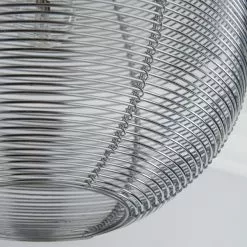 Dunelm Cigar Wire Round Silver Easy Fit Pendant 8 Dunelm Cigar Wire Round Silver Easy Fit Pendant -all lighting Sales Store 1000084002 alt02