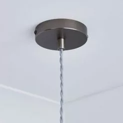 Dunelm Lucas Industrial 1 Light Pendant Pewter Ceiling Fitting -all lighting Sales Store 1000084135 alt03