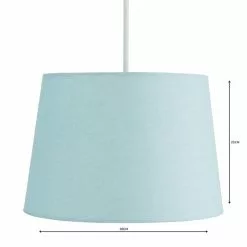 Dunelm Sara Tapered Lamp Shade 30cm Duck Egg 9 Dunelm Sara Tapered Lamp Shade 30cm Duck Egg -all lighting Sales Store 1000084174 alt04