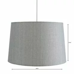 Dunelm Sara Tapered Lamp Shade 40cm Grey 9 Dunelm Sara Tapered Lamp Shade 40cm Grey -all lighting Sales Store 1000084178 alt04