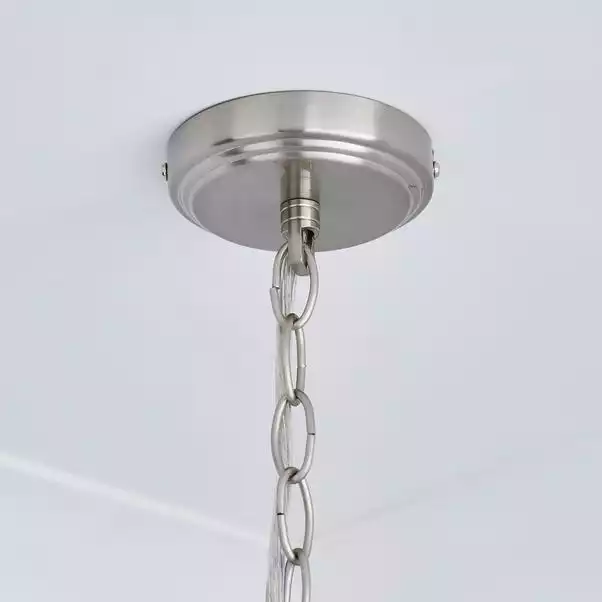 Dunelm Preston 3 Shaded Steel Ceiling Fitting 7 Dunelm Preston 3 Shaded Steel Ceiling Fitting - Image 5