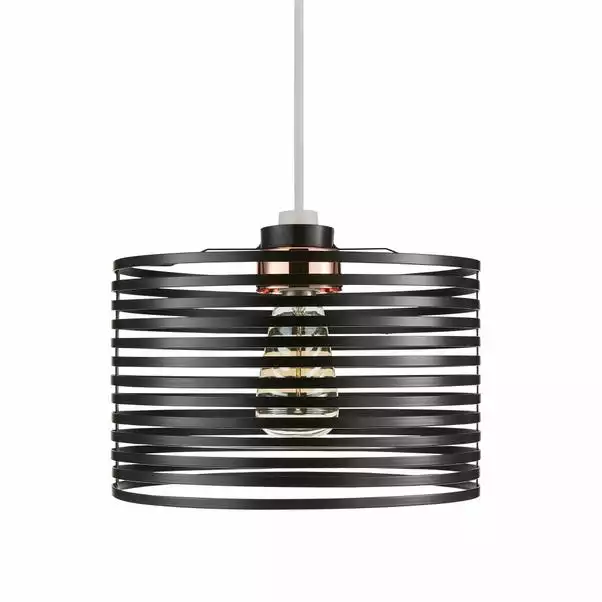 Dunelm Kiel Black Easy Fit Pendant 6 Dunelm Kiel Black Easy Fit Pendant - Image 4
