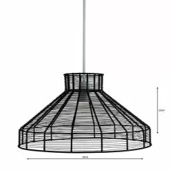 Forde Wire Black Easy Fit Pendant -all lighting Sales Store 1000111805 alt04