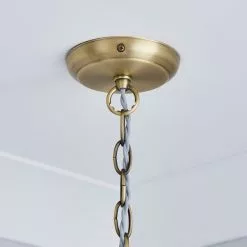 Dunelm Kalix 2 Light Mesh Black Gold Ceiling Fitting -all lighting Sales Store 1000111870 alt03