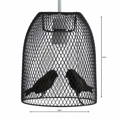 Livry Bird Grey Easy Fit Pendant -all lighting Sales Store 1000111889 alt04
