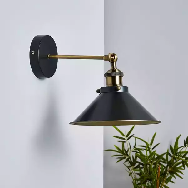 Dunelm Logan Industrial Grey Wall Light 4 Dunelm Logan Industrial Grey Wall Light - Image 2
