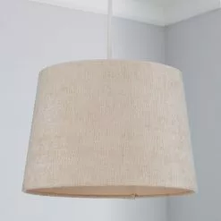 Dunelm Mons Chenille Lamp Shade 31cm Natural 7 Dunelm Mons Chenille Lamp Shade 31cm Natural -all lighting Sales Store 1000111984 alt01