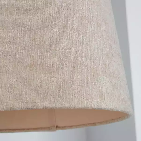 Dunelm Mons Chenille Lamp Shade 31cm Natural 5 Dunelm Mons Chenille Lamp Shade 31cm Natural - Image 3