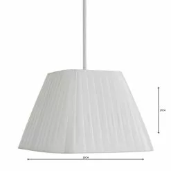 Dunelm Square Pleat Lamp Shade 25cm Ivory 9 Dunelm Square Pleat Lamp Shade 25cm Ivory -all lighting Sales Store 1000112098 alt04