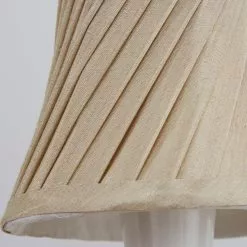 Dunelm Twisted Pleat Candle Lamp Shade 12cm Champ -all lighting Sales Store 1000112156 alt02