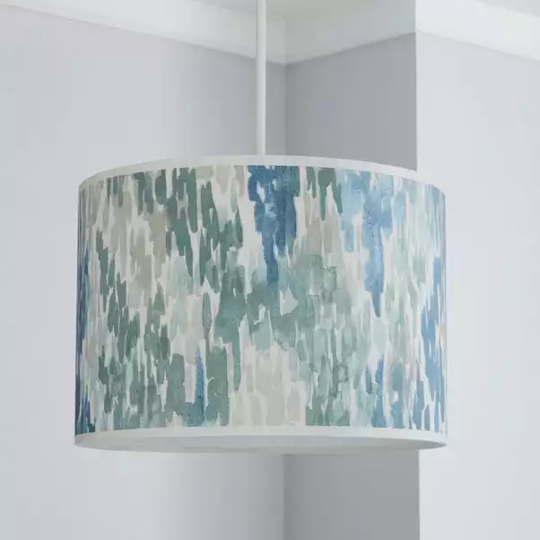 Dunelm Honesty Wave Lamp Shade 30cm Blue 4 Dunelm Honesty Wave Lamp Shade 30cm Blue - Image 2