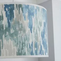 Dunelm Honesty Wave Lamp Shade 30cm Blue 8 Dunelm Honesty Wave Lamp Shade 30cm Blue -all lighting Sales Store 1000114659 alt02