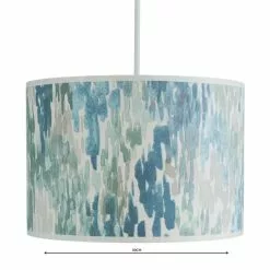 Dunelm Honesty Wave Lamp Shade 30cm Blue 9 Dunelm Honesty Wave Lamp Shade 30cm Blue -all lighting Sales Store 1000114659 alt04