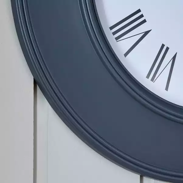 Dunelm Grantham 77cm Station Wall Clock Grey 4 Dunelm Grantham 77cm Station Wall Clock Grey - Image 2