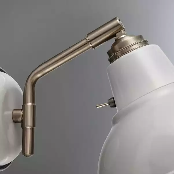 Dunelm Bradwell Dove Grey Wall Light 5 Dunelm Bradwell Dove Grey Wall Light - Image 3