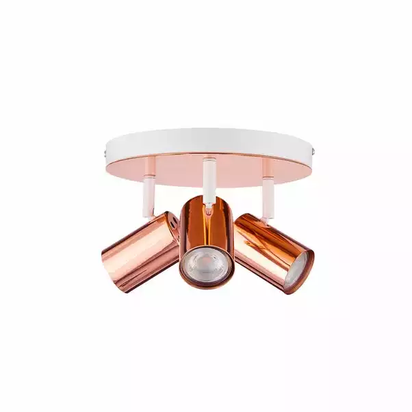 Dunelm Carter 3 Light Copper Spotlight 7 Dunelm Carter 3 Light Copper Spotlight - Image 5