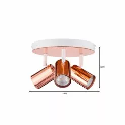 Dunelm Carter 3 Light Copper Spotlight 13 Dunelm Carter 3 Light Copper Spotlight -all lighting Sales Store 1000119713 alt06