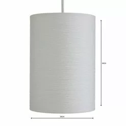 Dunelm Taora Paper Lamp Shade 20cm White 9 Dunelm Taora Paper Lamp Shade 20cm White -all lighting Sales Store 1000119836 alt04