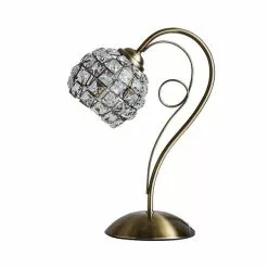 Dunelm Bergen Crystal Antique Brass Table Lamp 12 Dunelm Bergen Crystal Antique Brass Table Lamp -all lighting Sales Store 1000119852 alt04