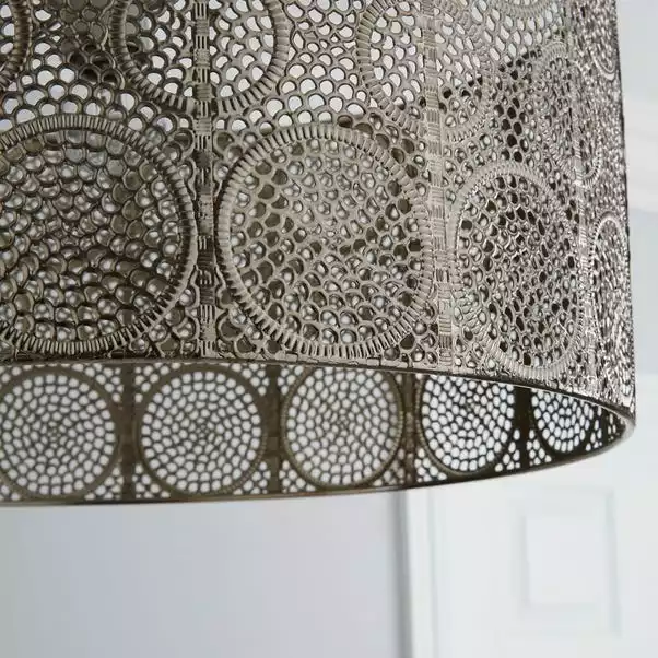 Dunelm Manila Nickel Easy Fit Pendant 5 Dunelm Manila Nickel Easy Fit Pendant - Image 3