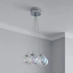 Dunelm Elmira 7 Light Bubble Glass Cluster Ceiling Fitting 9 Dunelm Elmira 7 Light Bubble Glass Cluster Ceiling Fitting -all lighting Sales Store 1000119872 alt01