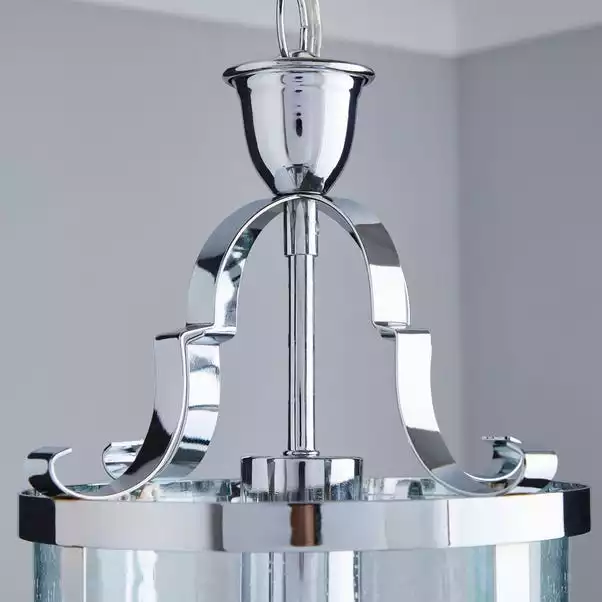 Dunelm Joplin Georgian 1 Light Lantern Glass Ceiling Fitting 5 Dunelm Joplin Georgian 1 Light Lantern Glass Ceiling Fitting - Image 3