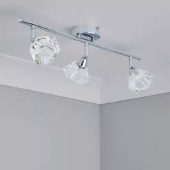 Dunelm Khobi 3 Light Glass Spotlight Bar 9 Dunelm Khobi 3 Light Glass Spotlight Bar -all lighting Sales Store 1000119895 alt01
