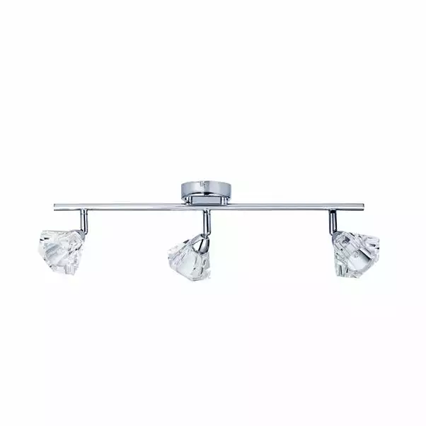 Dunelm Khobi 3 Light Glass Spotlight Bar 7 Dunelm Khobi 3 Light Glass Spotlight Bar - Image 5