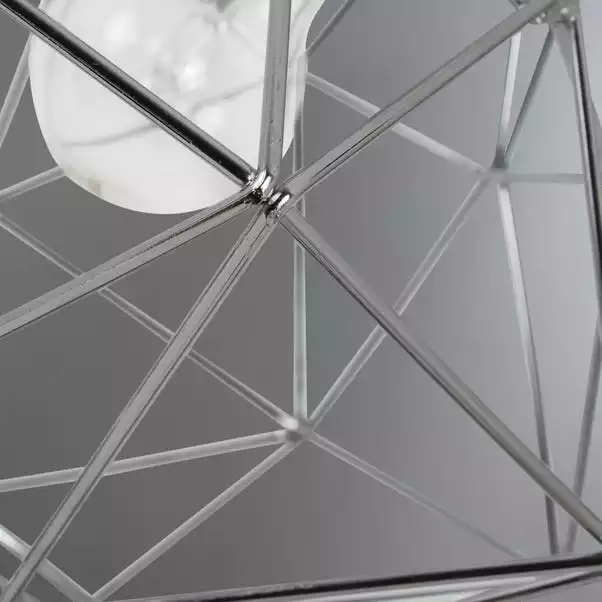 Dunelm Bremen Chrome Easy Fit Pendant 5 Dunelm Bremen Chrome Easy Fit Pendant - Image 3