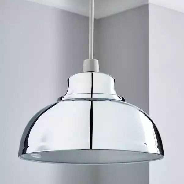 Dunelm Galley Chrome Easy Fit Pendant 4 Dunelm Galley Chrome Easy Fit Pendant - Image 2