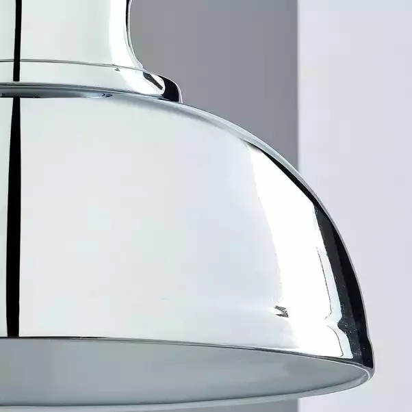 Dunelm Galley Chrome Easy Fit Pendant 5 Dunelm Galley Chrome Easy Fit Pendant - Image 3