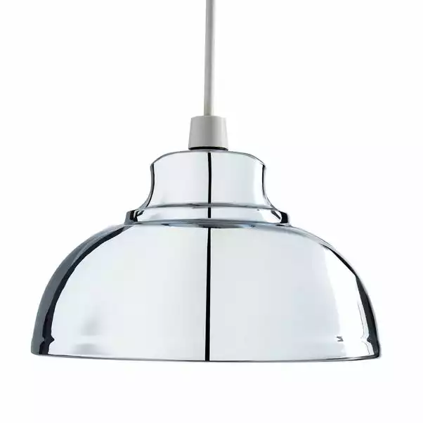 Dunelm Galley Chrome Easy Fit Pendant 6 Dunelm Galley Chrome Easy Fit Pendant - Image 4