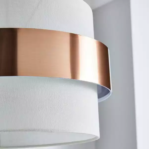 Dunelm Joey Ivory Easy Fit Pendant 5 Dunelm Joey Ivory Easy Fit Pendant - Image 3