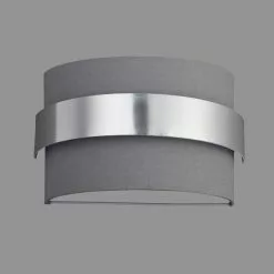 Dunelm Joey Shaded Grey Wall Light -all lighting Sales Store 1000137338 alt03