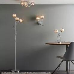 Dunelm Arta 3 Light Semi-Flush Chrome Ceiling Fitting 13 Dunelm Arta 3 Light Semi-Flush Chrome Ceiling Fitting -all lighting Sales Store 1000137346 alt05