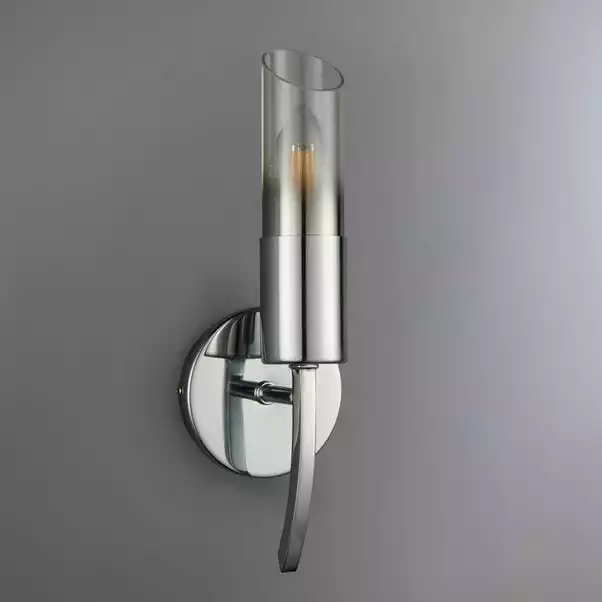 Dunelm Corvus Chrome Wall Light 4 Dunelm Corvus Chrome Wall Light - Image 2