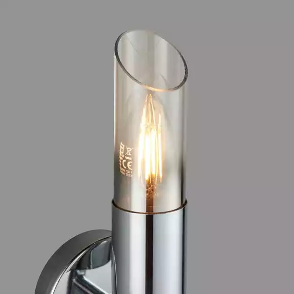 Dunelm Corvus Chrome Wall Light 5 Dunelm Corvus Chrome Wall Light - Image 3