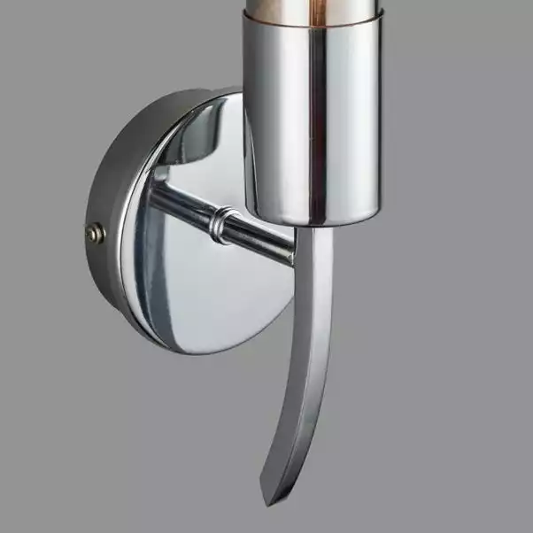 Dunelm Corvus Chrome Wall Light 6 Dunelm Corvus Chrome Wall Light - Image 4